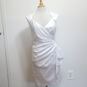Maggy London Off White Dress Size 14